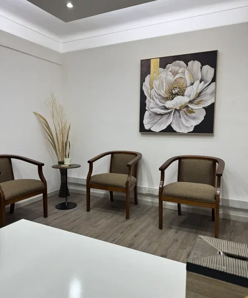 recepción spa de masaje